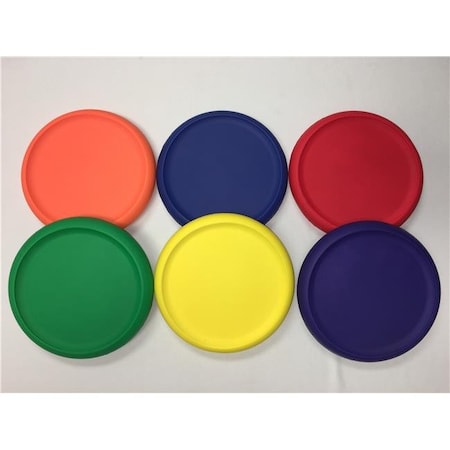 Everrich EVM-0006 8.75 Inch Soft And Friendly Flying Disc - Set Of 6 Colors